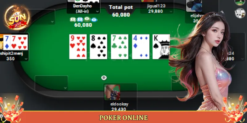 Poker Online Tại Sunwin Đấu Trí Đỉnh Cao Ăn Tiền Thật