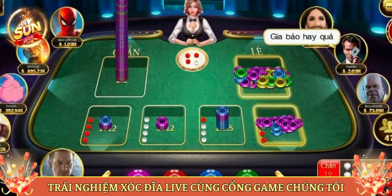Trải Nghiệm Xóc Đĩa Live Cùng Nhà Cái Chúng Tôi