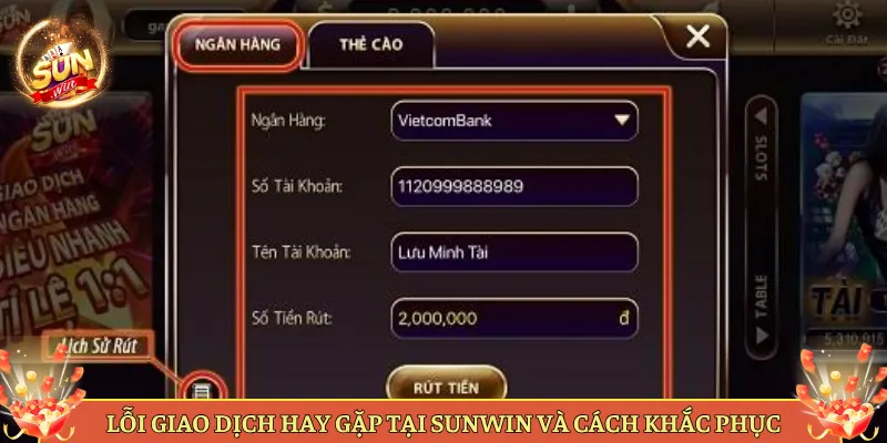 Quy Trình Rút Lộc Về Tài Khoản