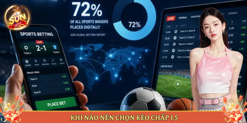 Khi Nào Nên Chọn Kèo Chấp 1.5
